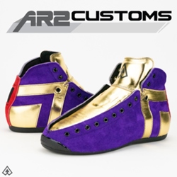 AR2 Purple Suede Gold Metallic